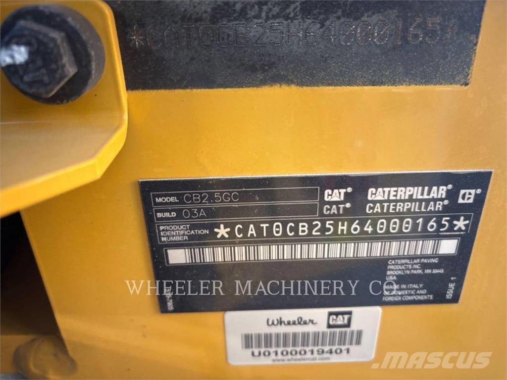 CAT CB2.5 GC Tandemwalzen