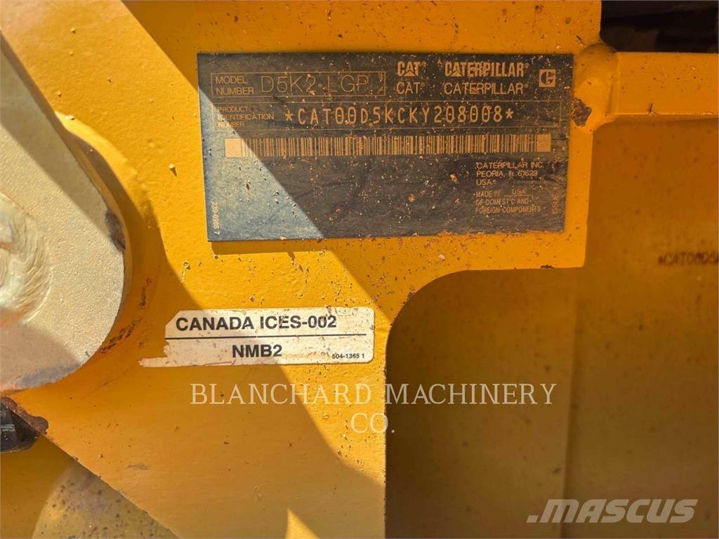 CAT D5K2 LGP Bulldozer