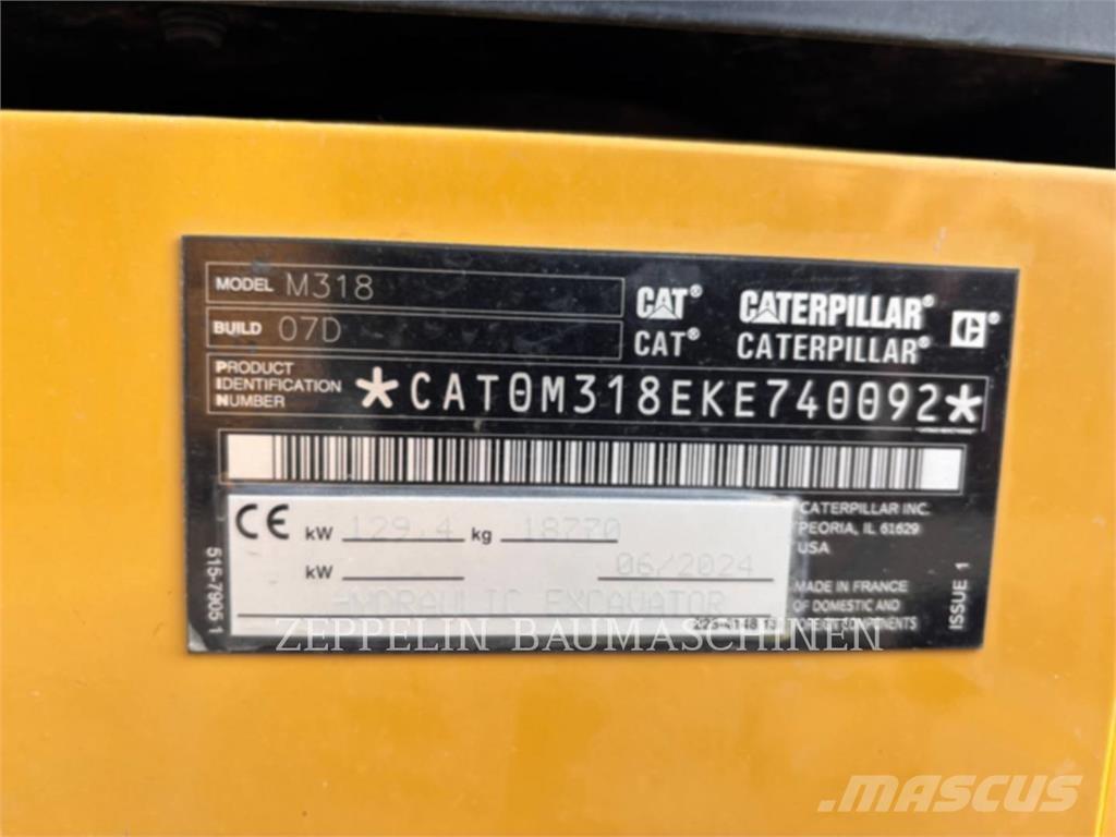 CAT M318-07A Mobilbagger