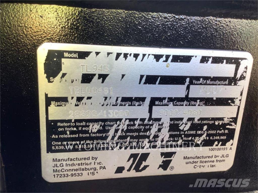 CAT TL943C Teleskoplader