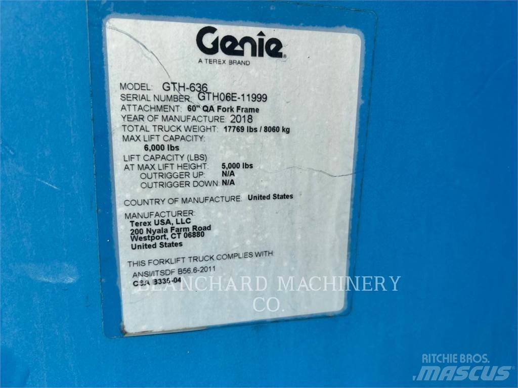 Genie GTH-636 Teleskoplader