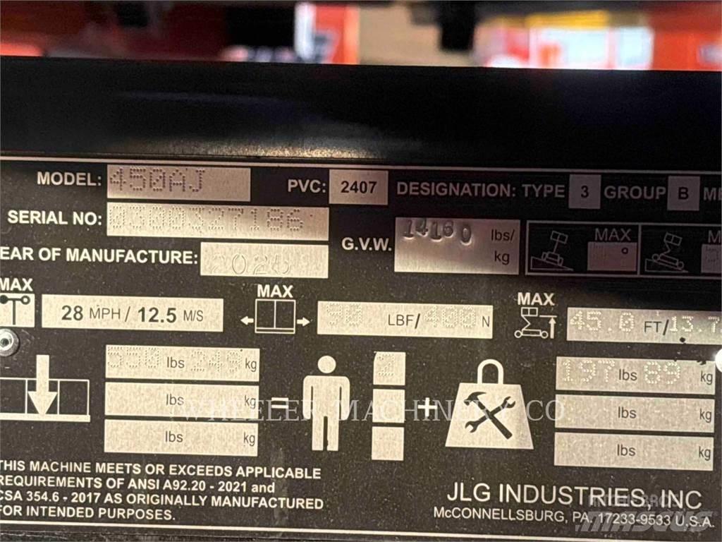 JLG 450AJ Gelenkteleskoparbeitsbühnen