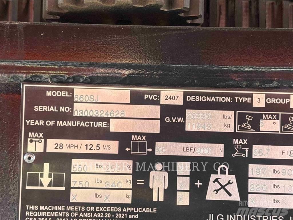 JLG 660SJ Gelenkteleskoparbeitsbühnen