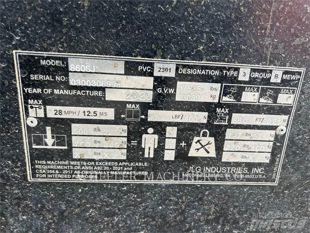 JLG 860SJ SP Gelenkteleskoparbeitsbühnen