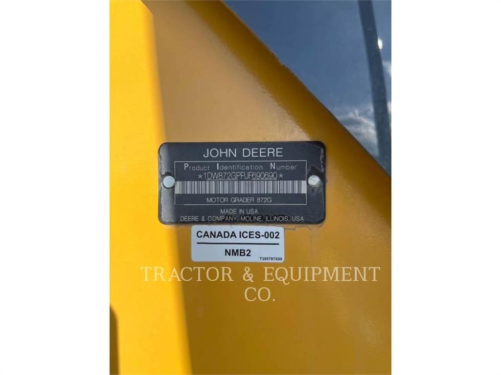 John Deere 872GP Grader