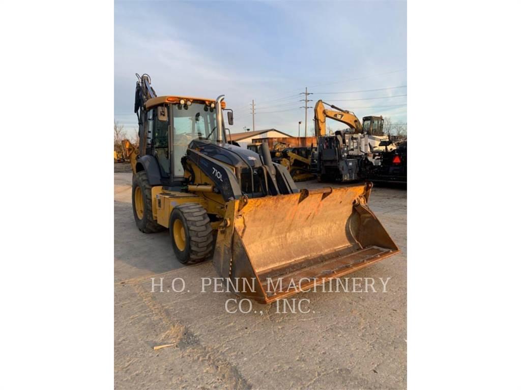 John Deere JD710D Baggerlader