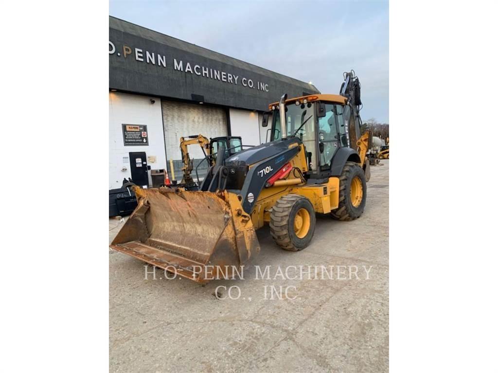 John Deere JD710D Baggerlader