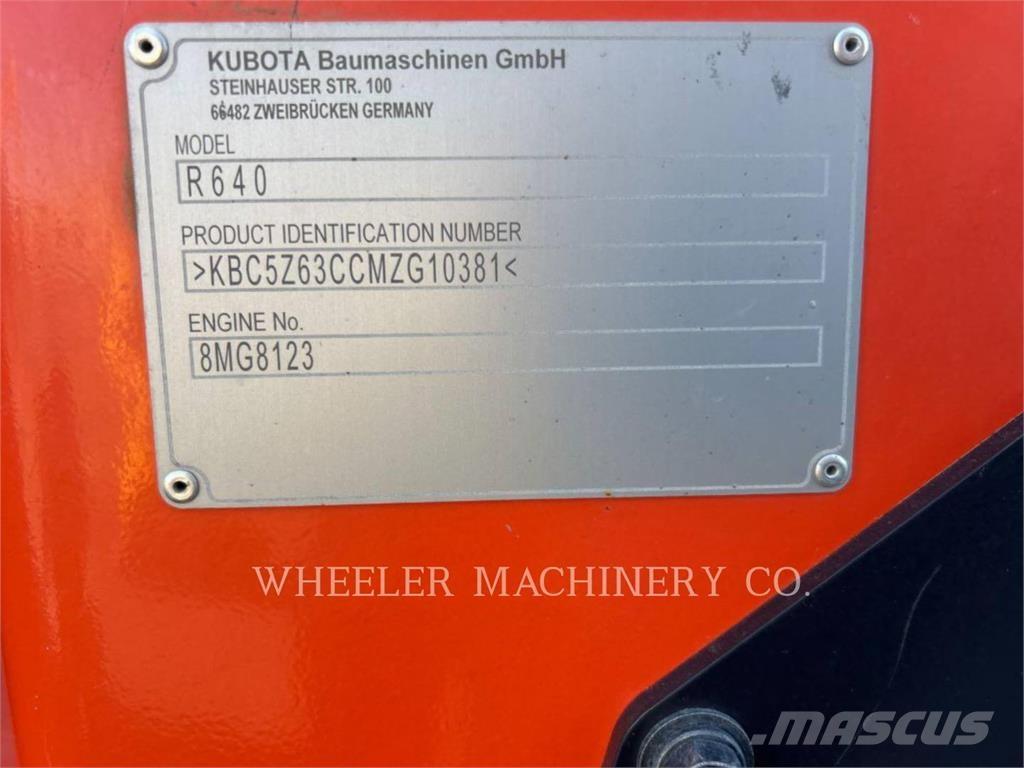 Kubota R640 CWL Radlader