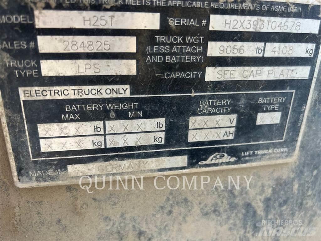 Linde H25T Andere Gabelstapler