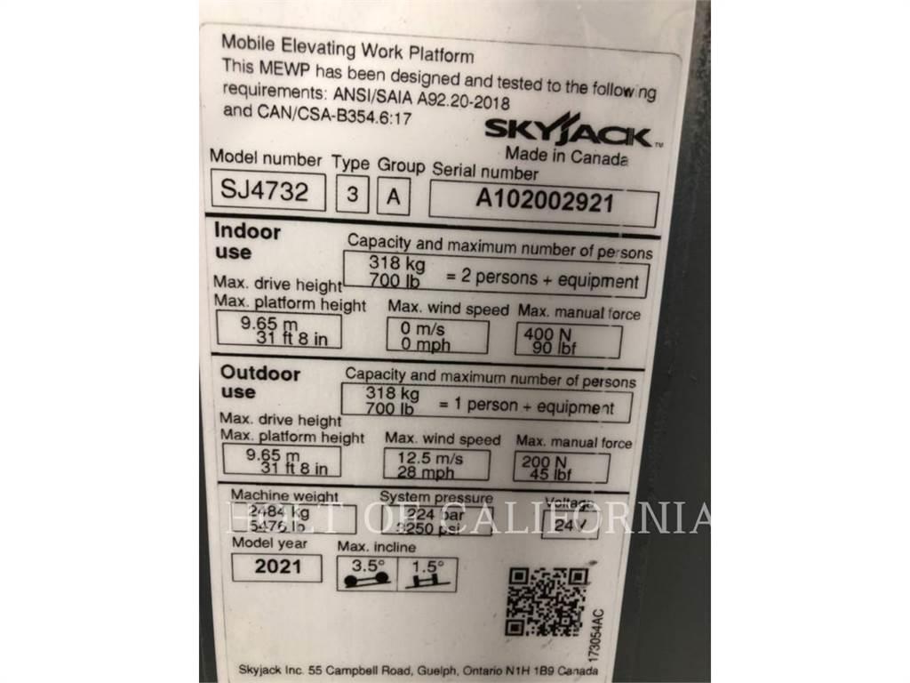 Skyjack SCISSOR32E Scheren-Arbeitsbühnen