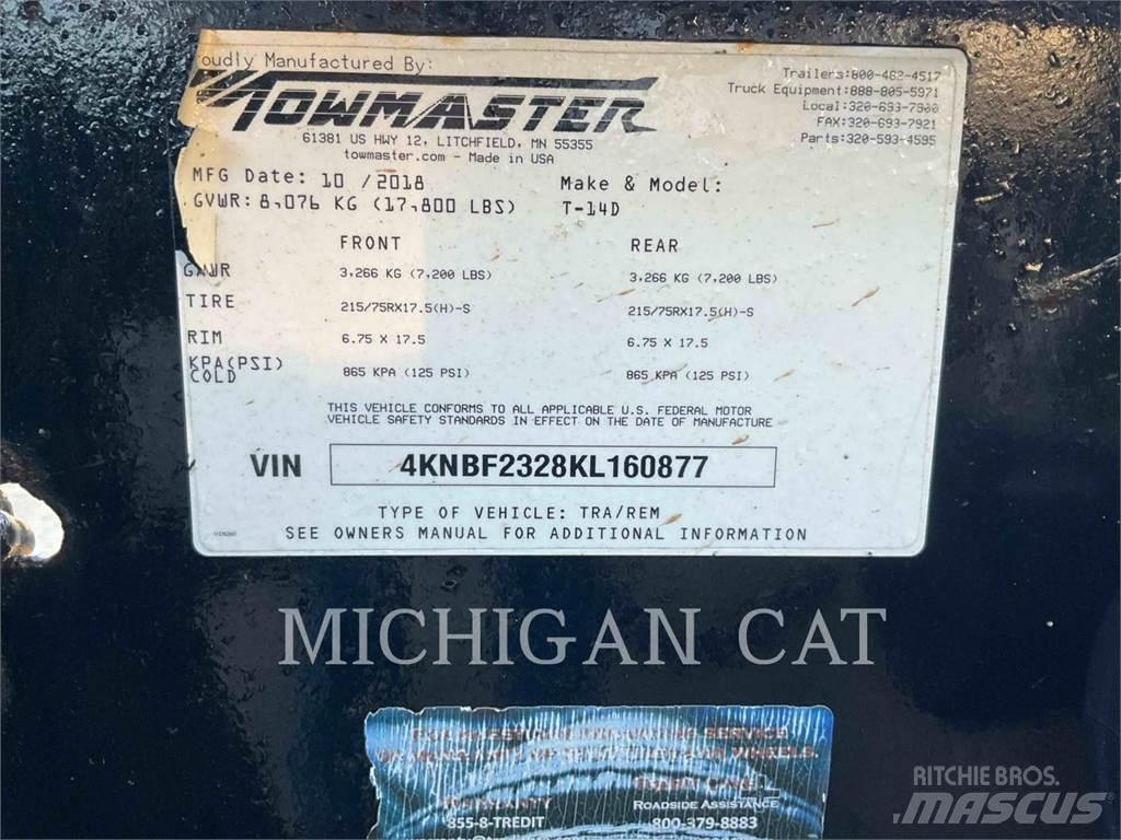 TOWMASTER T-14D 18 Andere Anhänger