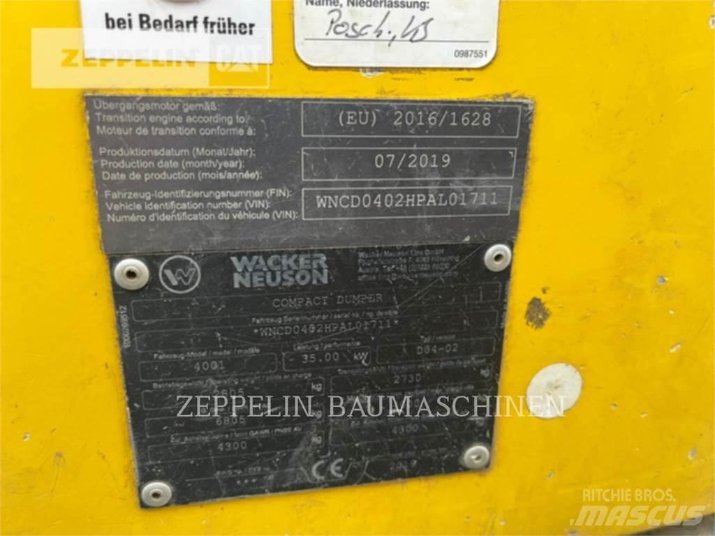 Wacker 4001 Dumper - Knickgelenk