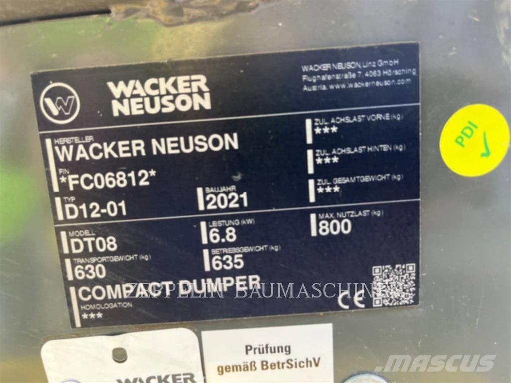 Wacker DT08 Dumper - Knickgelenk