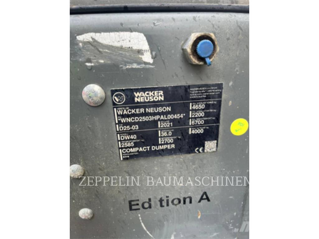 Wacker DW40 Dumper - Knickgelenk