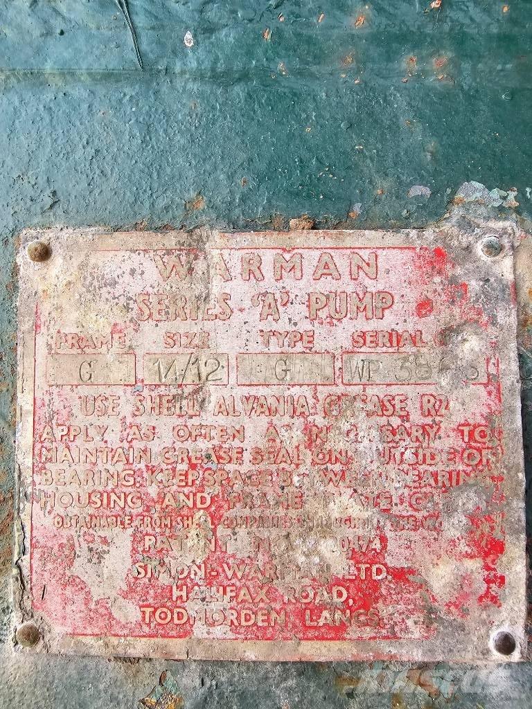Warman pump 14/12'' Schwimmbagger