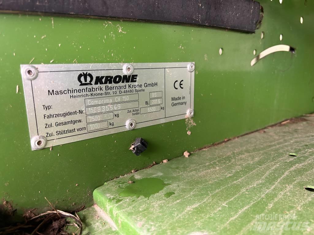 Krone CV150XC Rundballenpressen