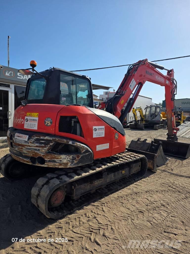 Kubota KX80-4a2 Midibagger  7t - 12t