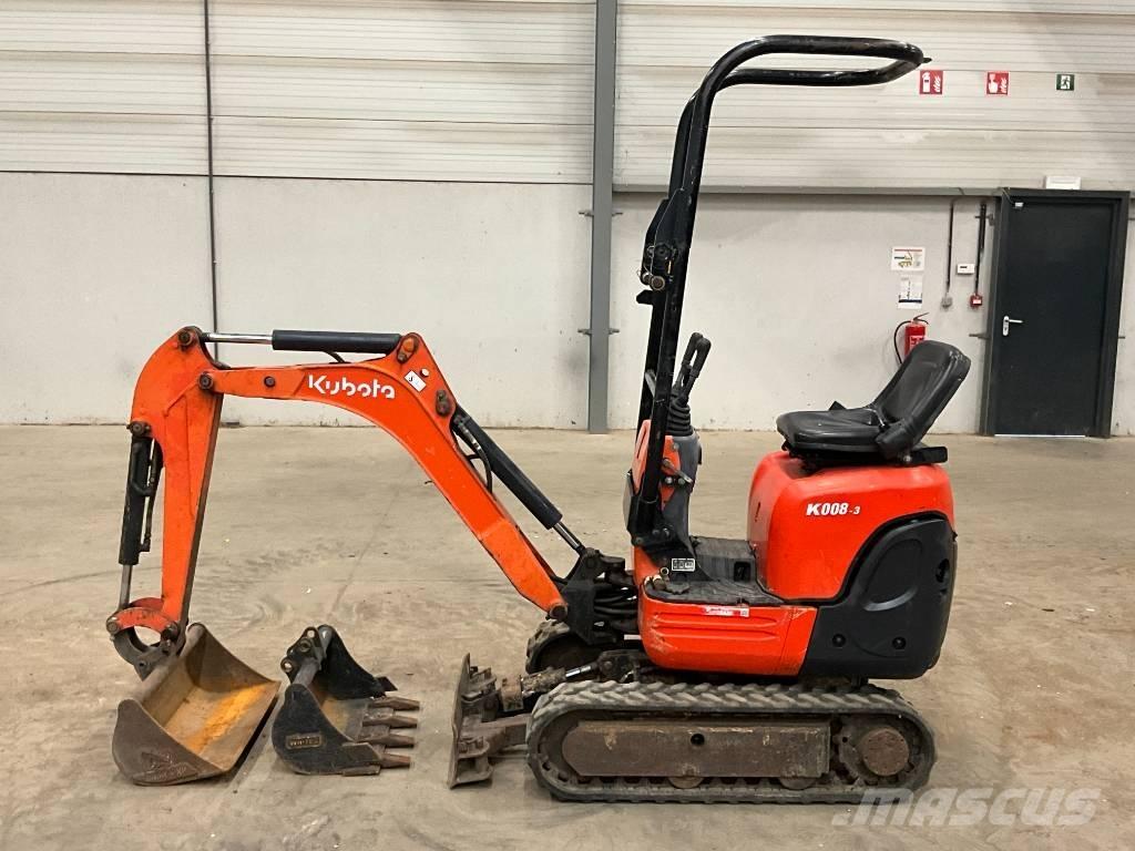 Kubota K 008-3 Minibagger < 7t