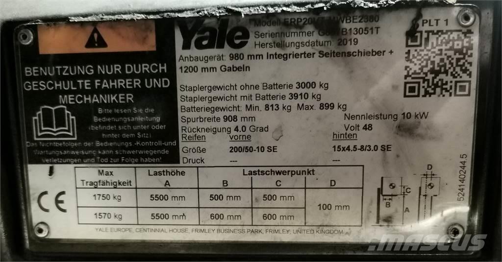Yale ERP20VT MWB Elektrostapler