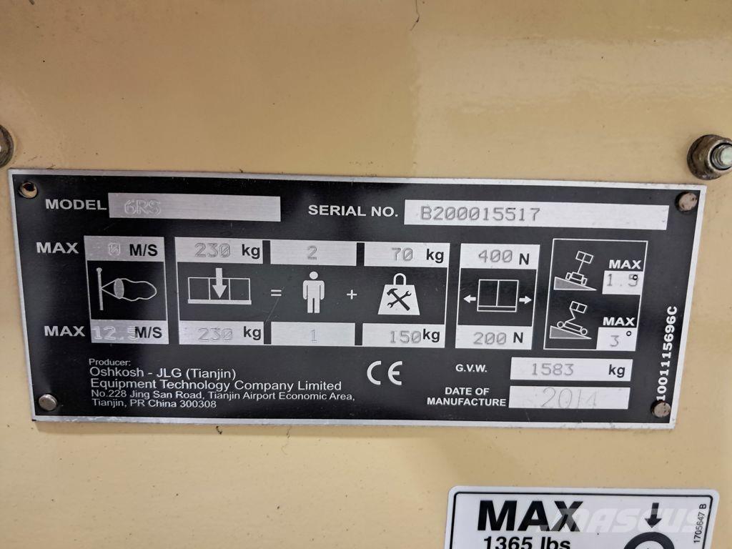 JLG 6RS Scheren-Arbeitsbühnen