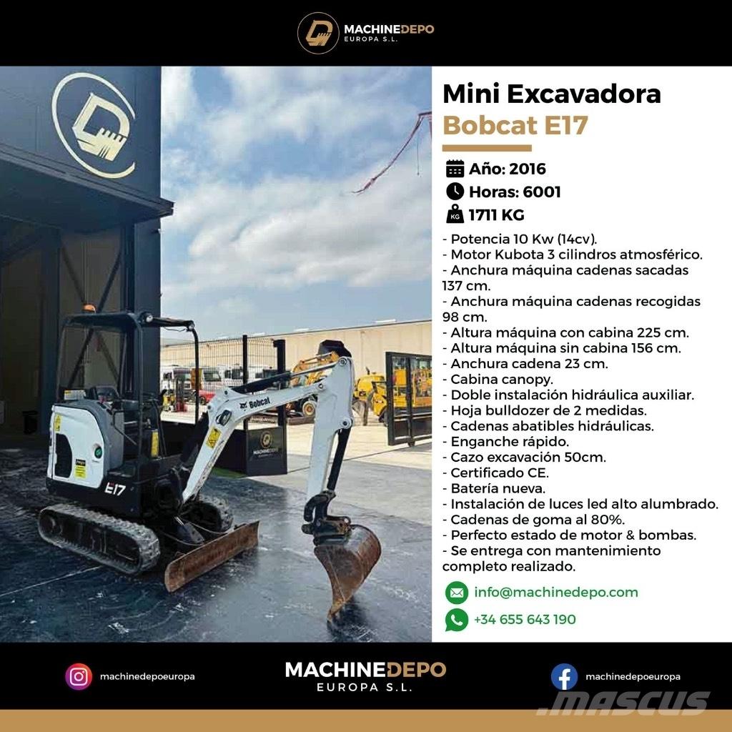 Bobcat E 17 Minibagger < 7t