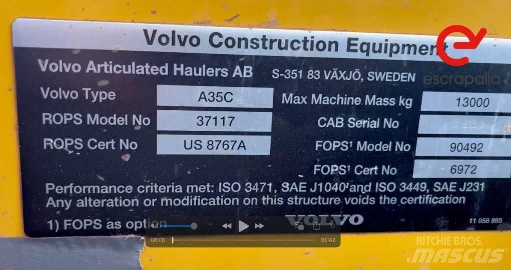 Volvo A 35 C Dumper - Knickgelenk