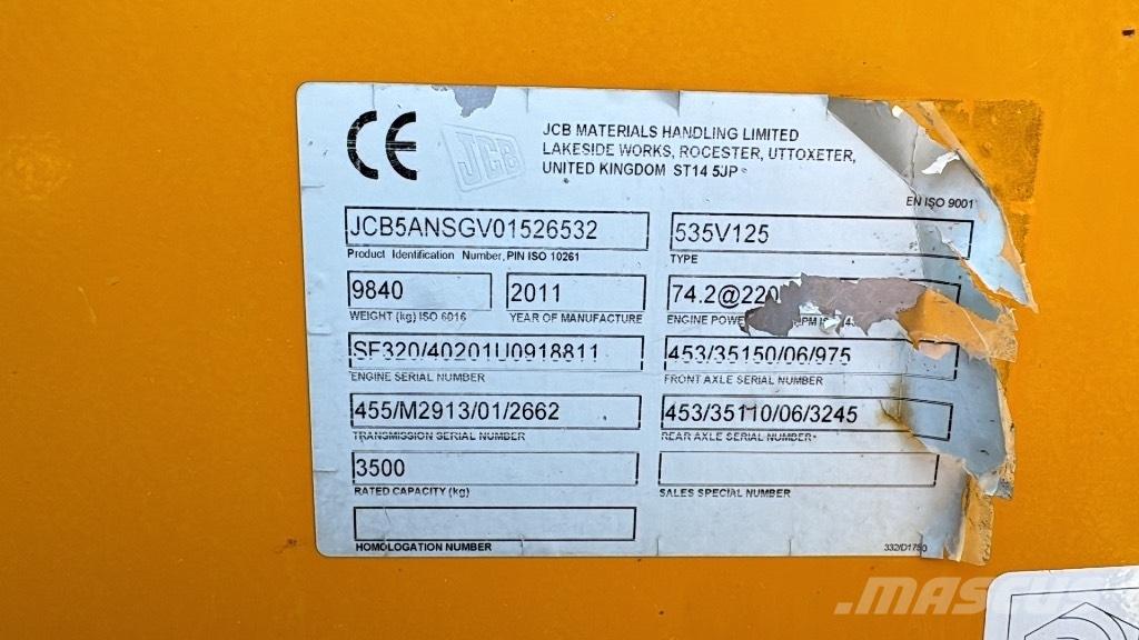 JCB 535-125 Hiviz Teleskoplader