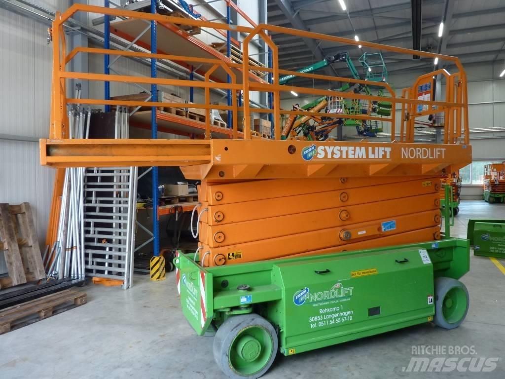 HAB S 152 10 E2WD Scheren-Arbeitsbühnen
