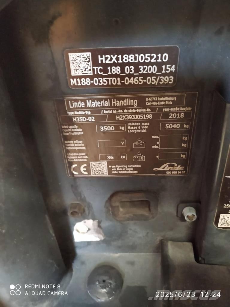 Linde H 35 D Dieselstapler