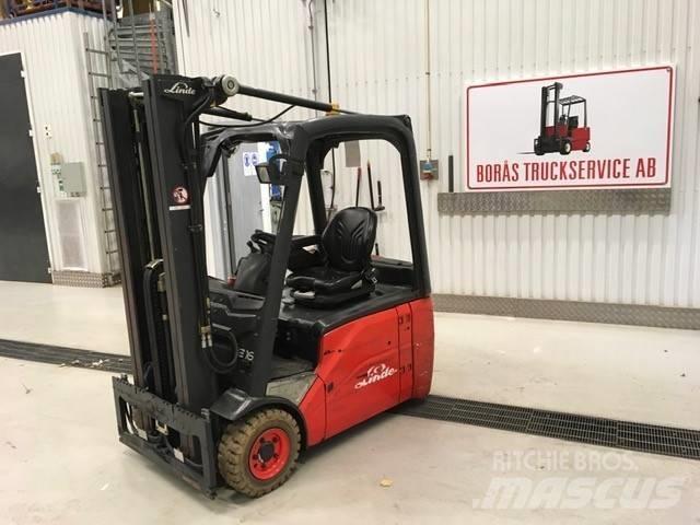 Linde E 16 H - 01 Elektrostapler