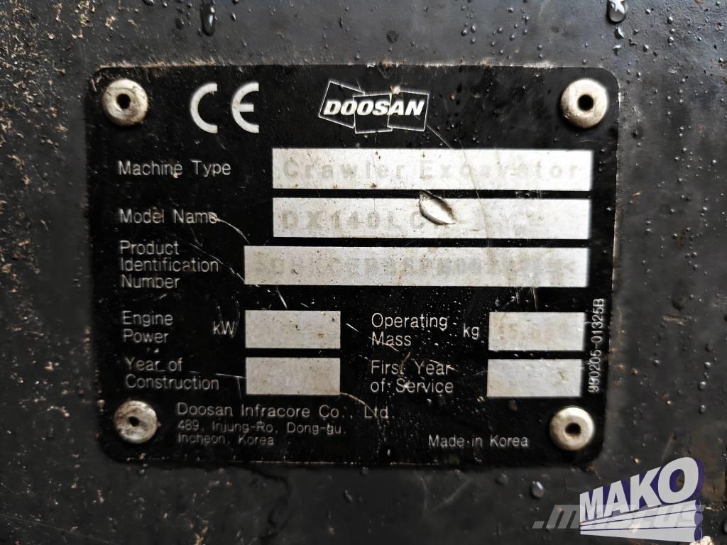 Doosan DX 140 LCR Raupenbagger