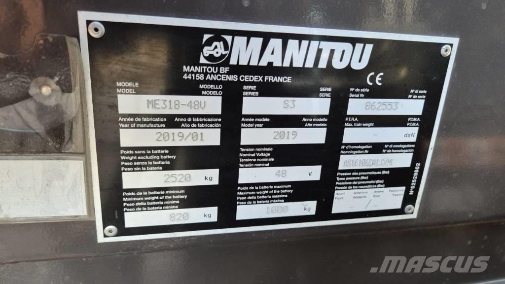 Manitou ME 318 Elektrostapler