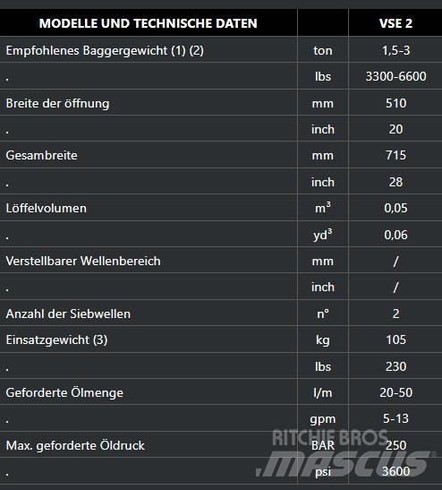 Simex VSE2 Minibagger < 7t