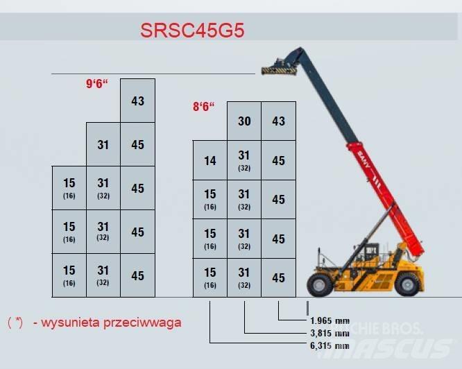 Sany SRSC45G5 Reach-Stacker