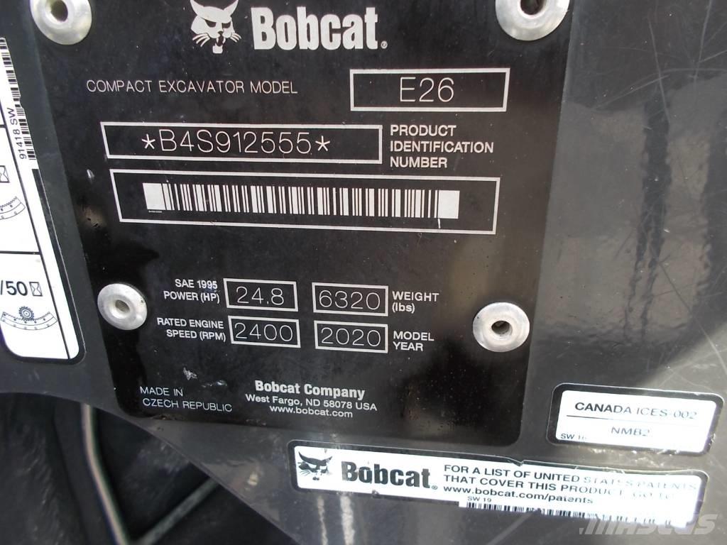 Bobcat E26GM Minibagger < 7t