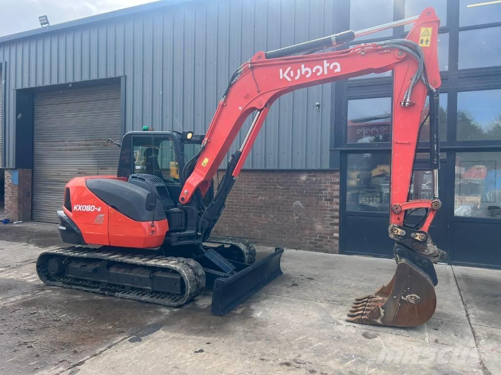 Kubota KX 080-4 Minibagger < 7t