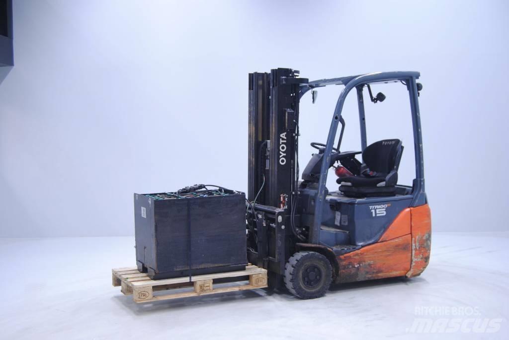 Toyota 8FBE15T Elektrostapler