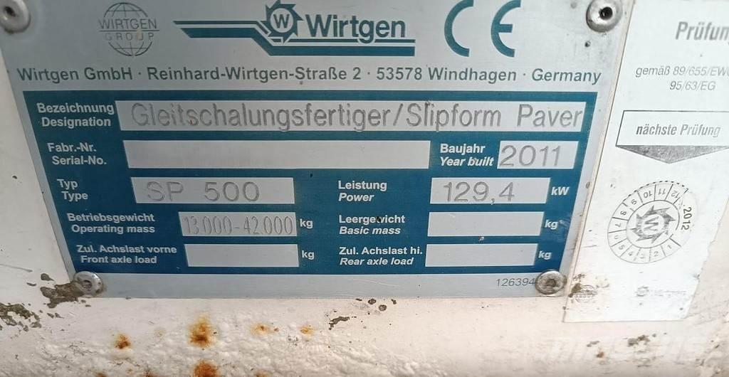 Wirtgen SP500 Strassenfertiger