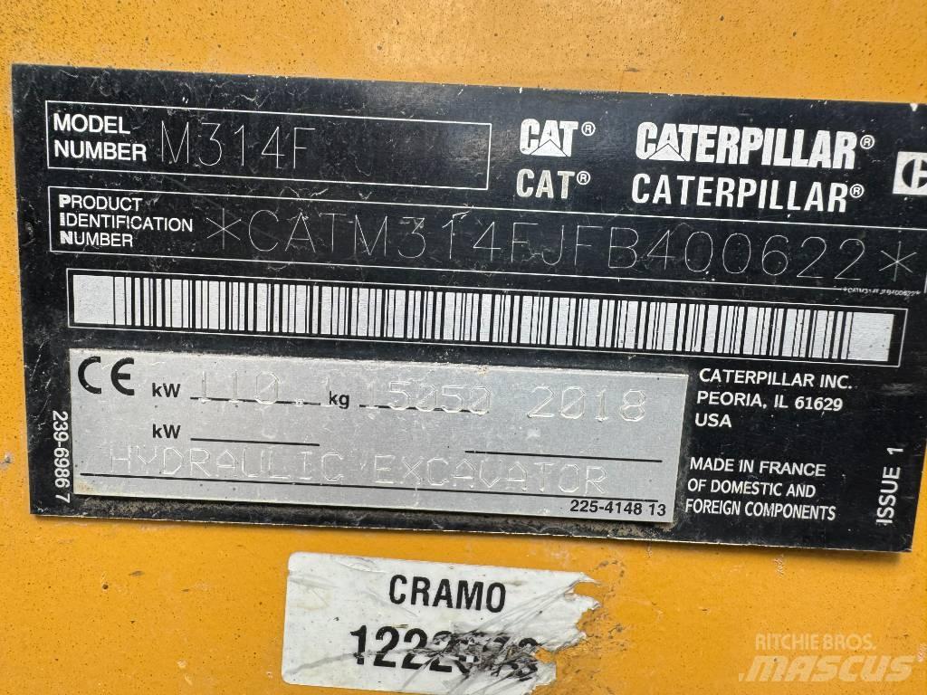 CAT M314F Mobilbagger