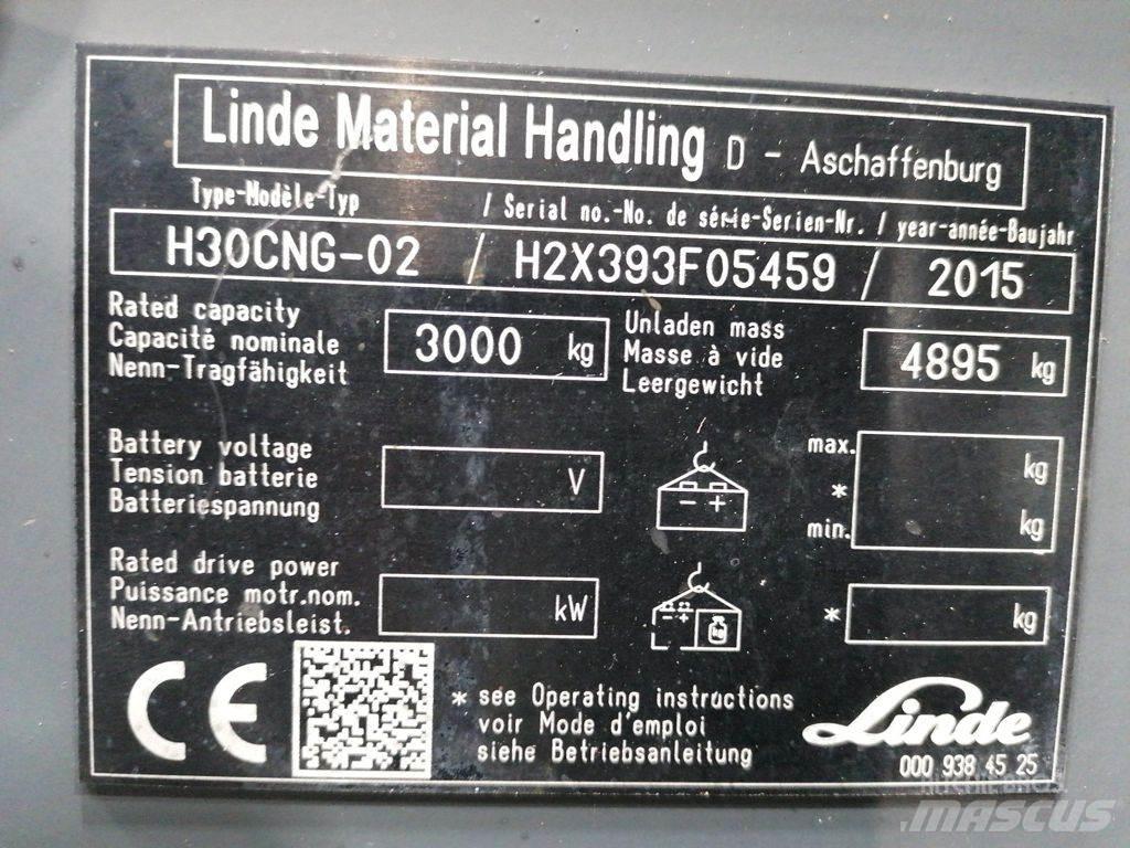 Linde H30T-02 Gasstapler