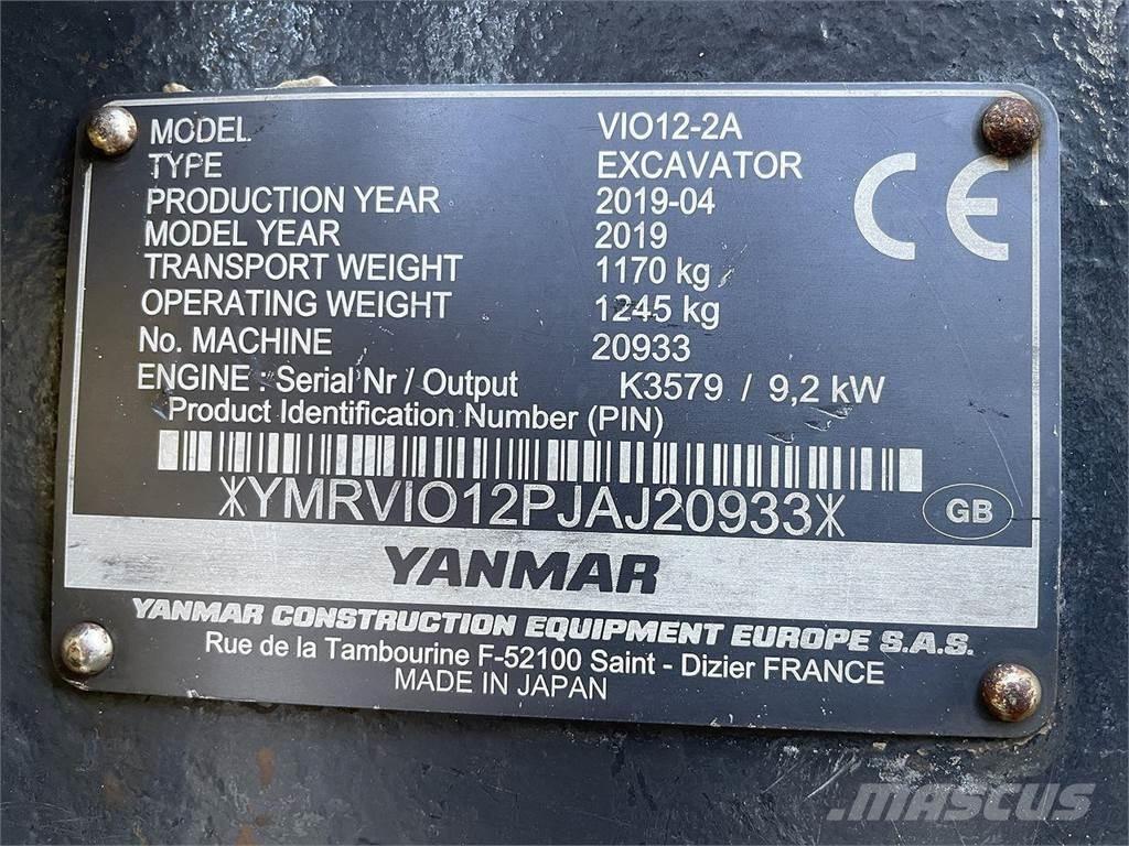 Yanmar VIO12 Mobilbagger
