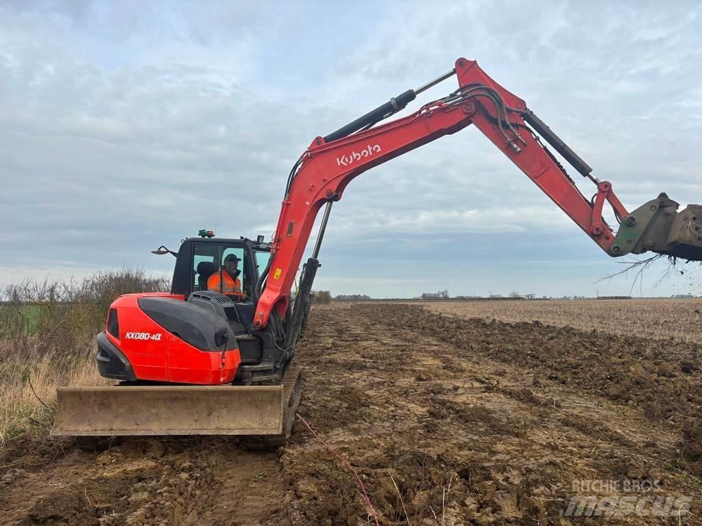 Kubota KX 80-4 Midibagger  7t - 12t