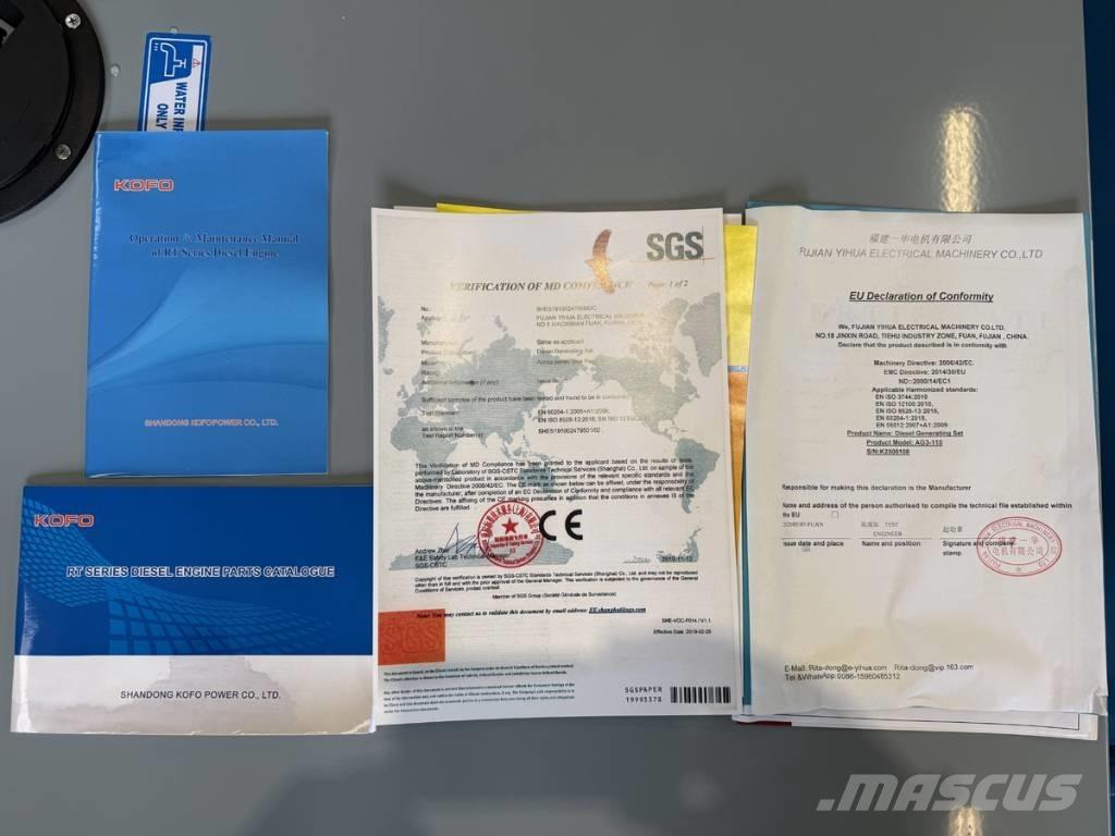 Ashita 110 kva Diesel Generatoren