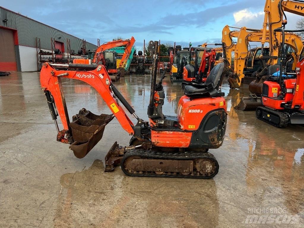 Kubota K 008-3 Minibagger < 7t