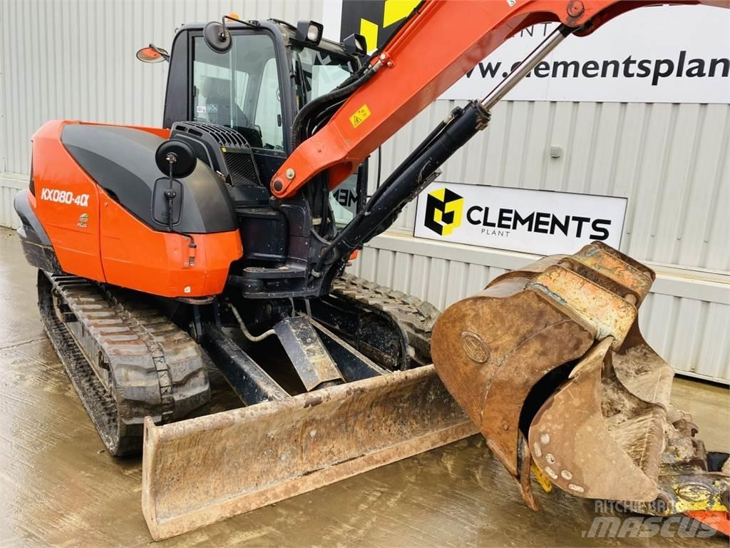 Kubota KX080-4a Midibagger  7t - 12t