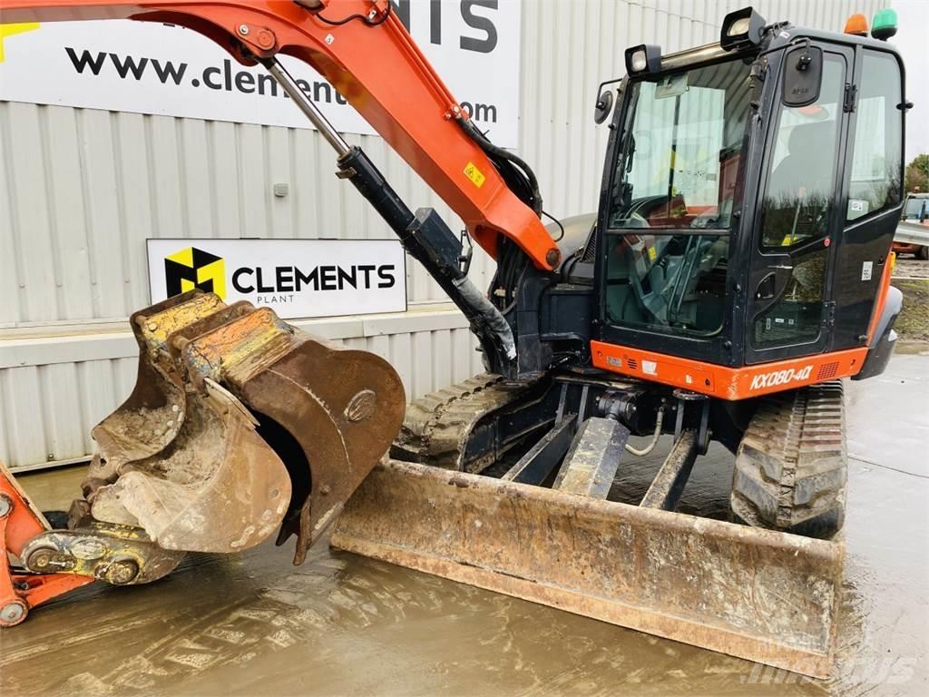 Kubota KX080-4a Midibagger  7t - 12t