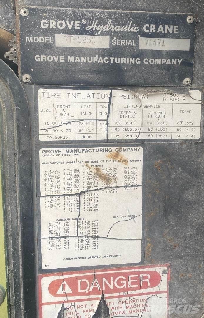 Grove RT525C Autokrane