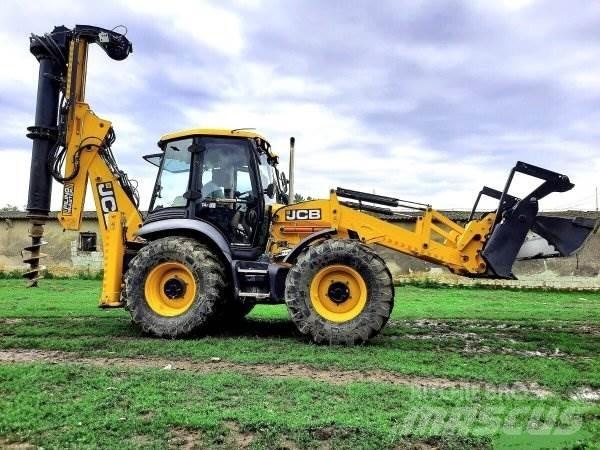 JCB 4CX +Piling Master Baggerlader