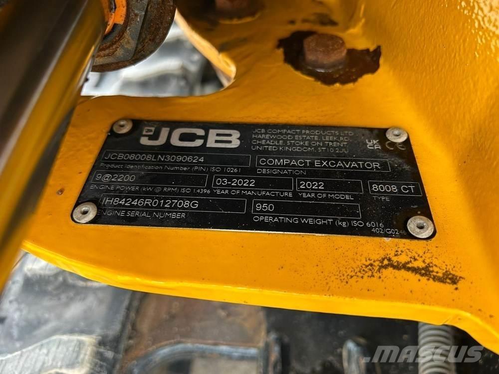 JCB MICRO 8008 Minibagger < 7t