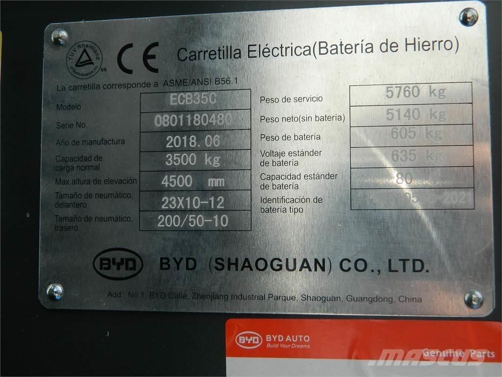 BYD ECB35C Elektrostapler
